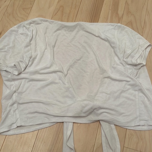 White tie front T-shirt - Picture 3 of 3